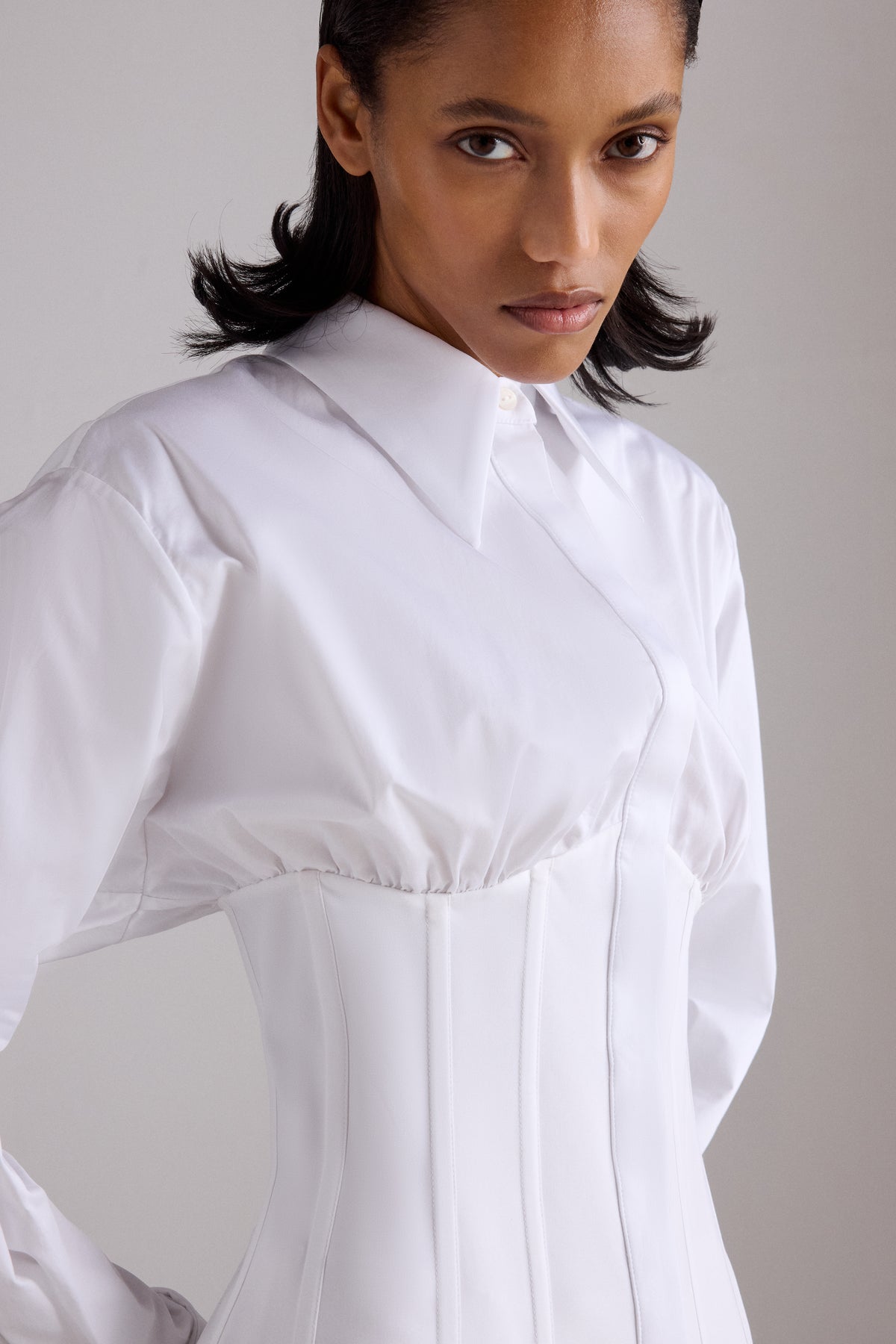Corset White Shirt