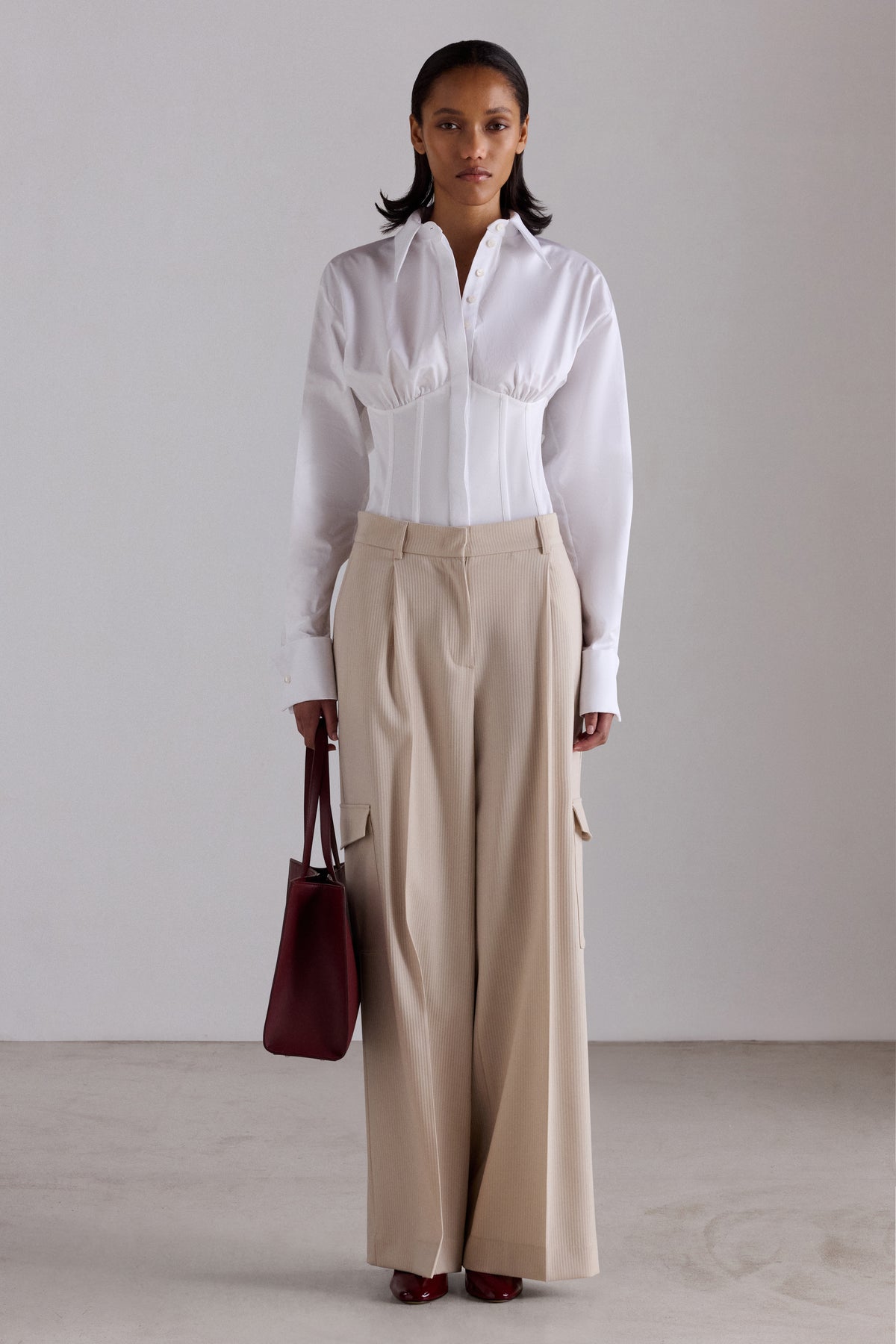 Corset White Shirt