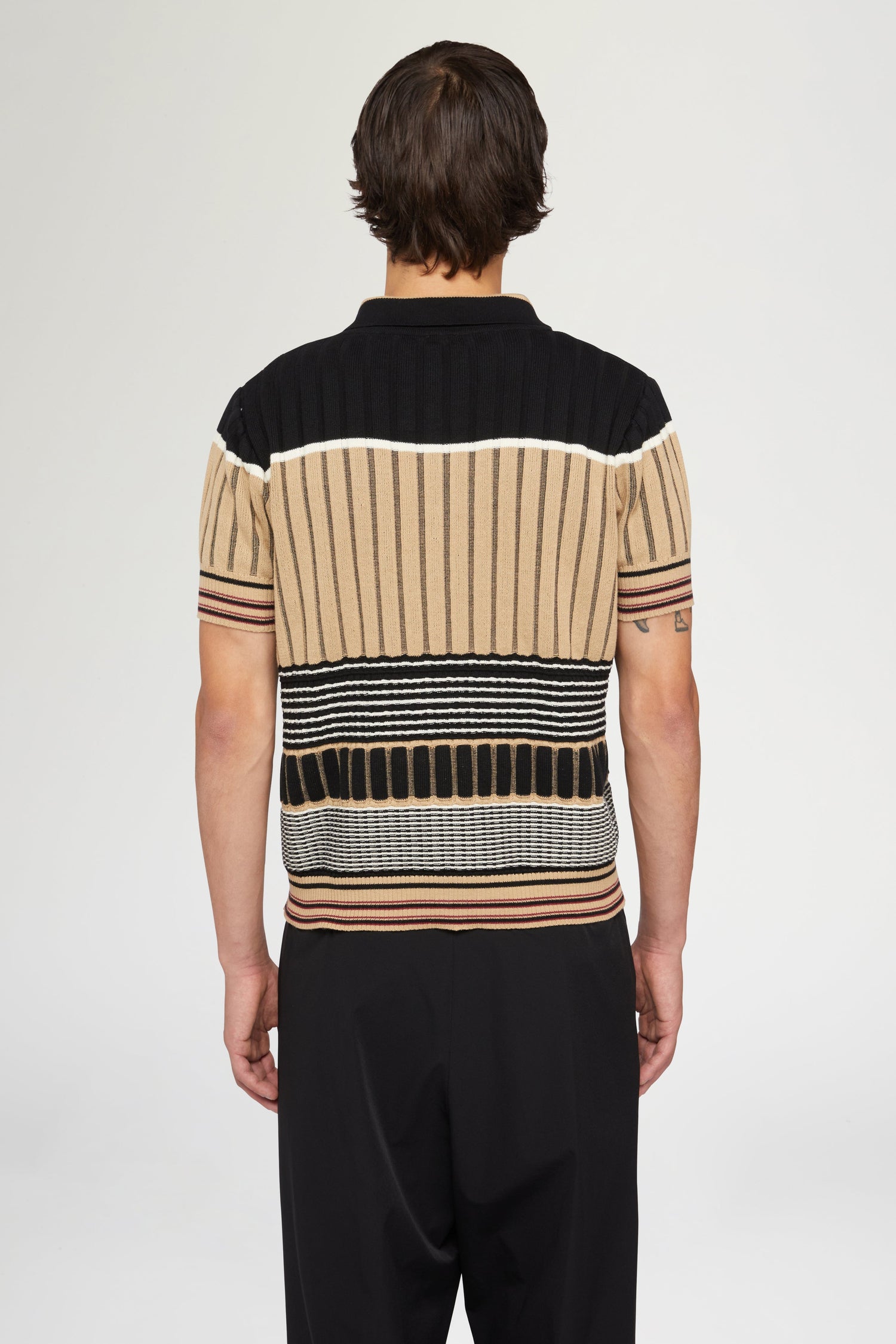 Pattern Knit Polo
