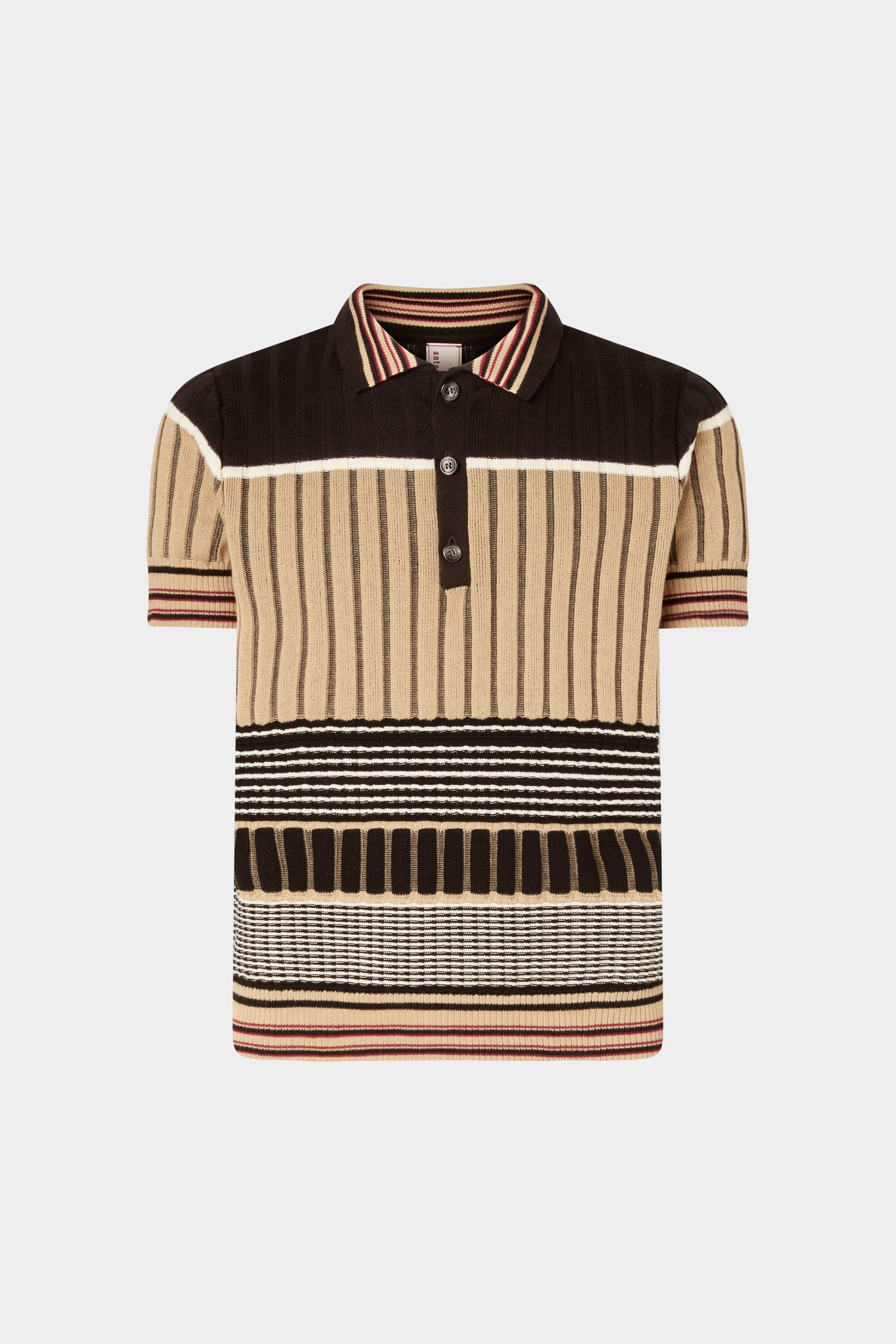 Pattern Knit Polo