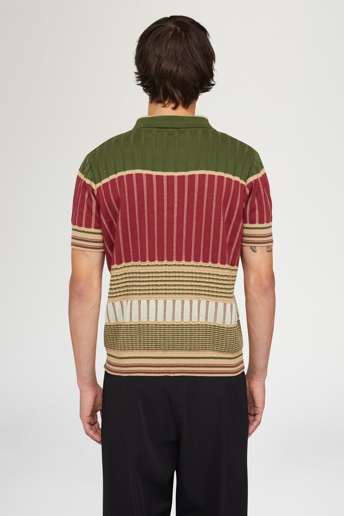 Pattern Knit Polo