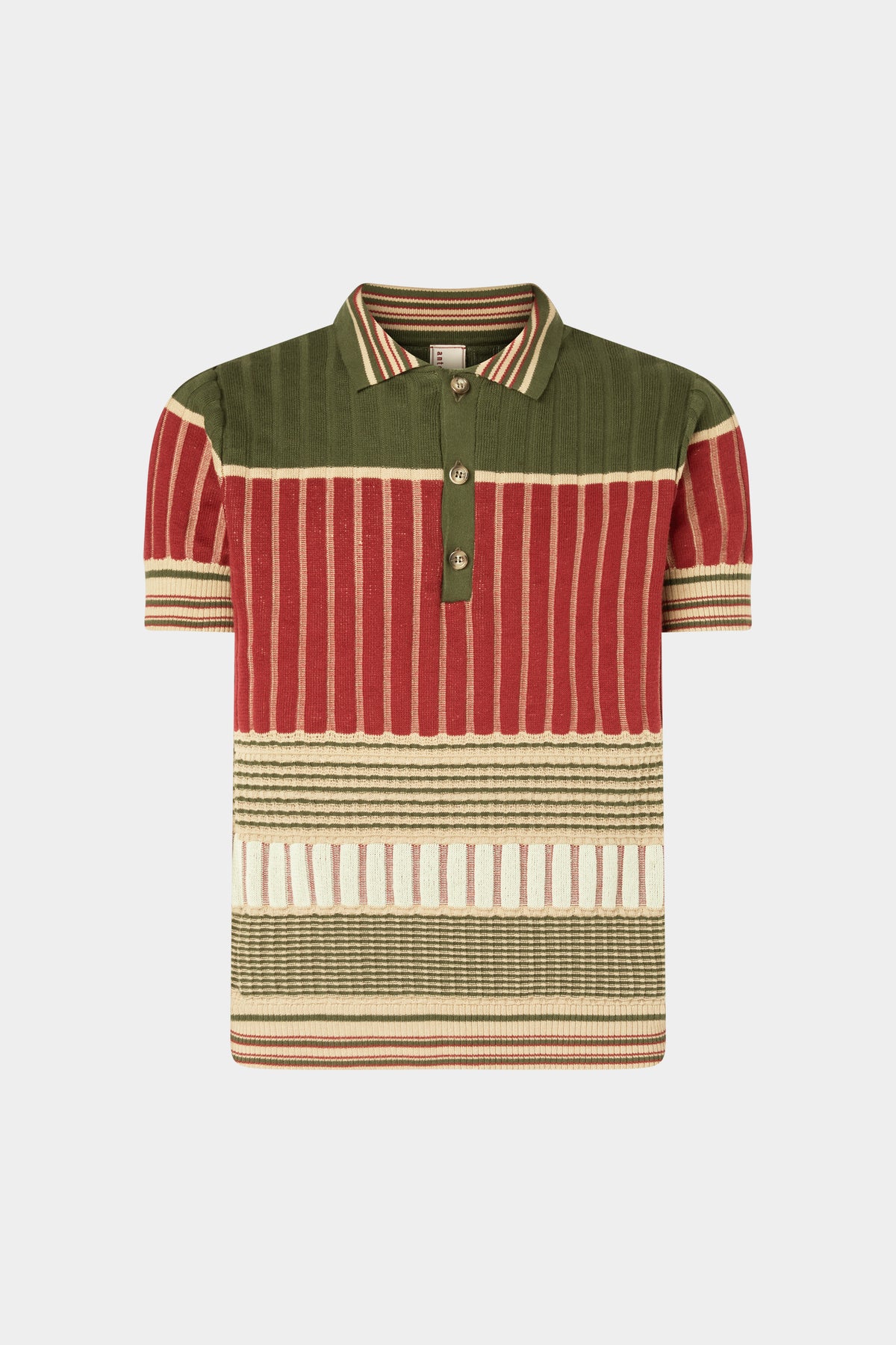 Pattern Knit Polo