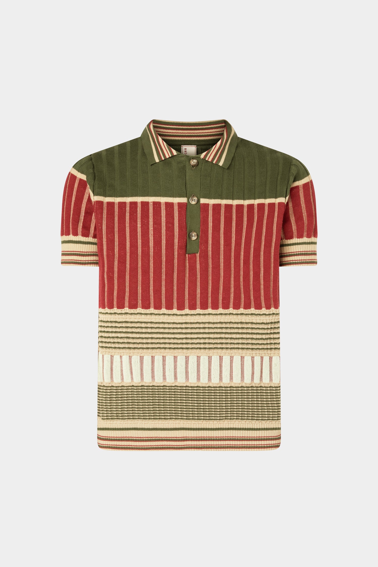 Pattern Knit Polo