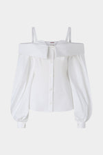 Off-Shoulder Bustier Shirt