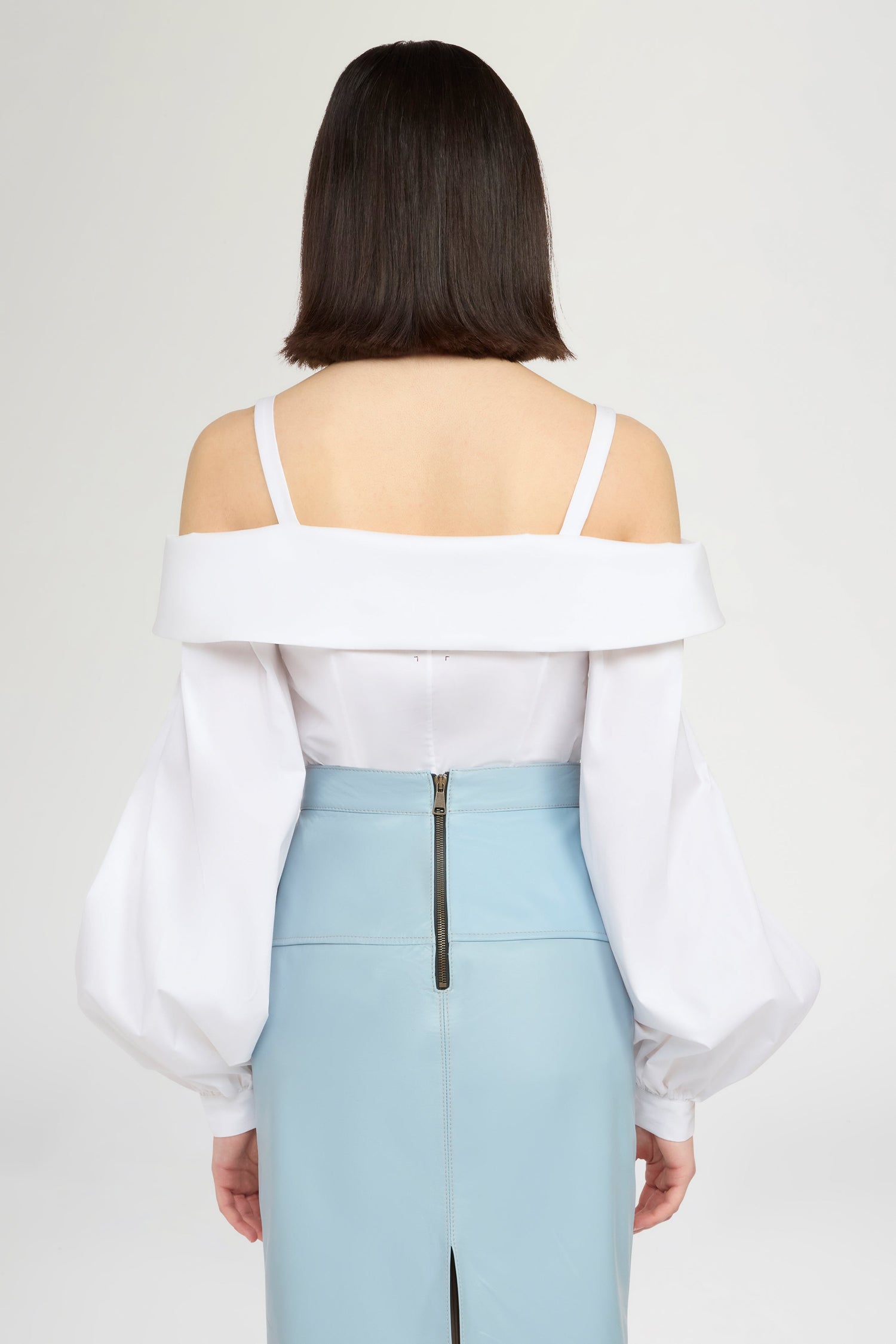 Off-Shoulder Bustier Shirt