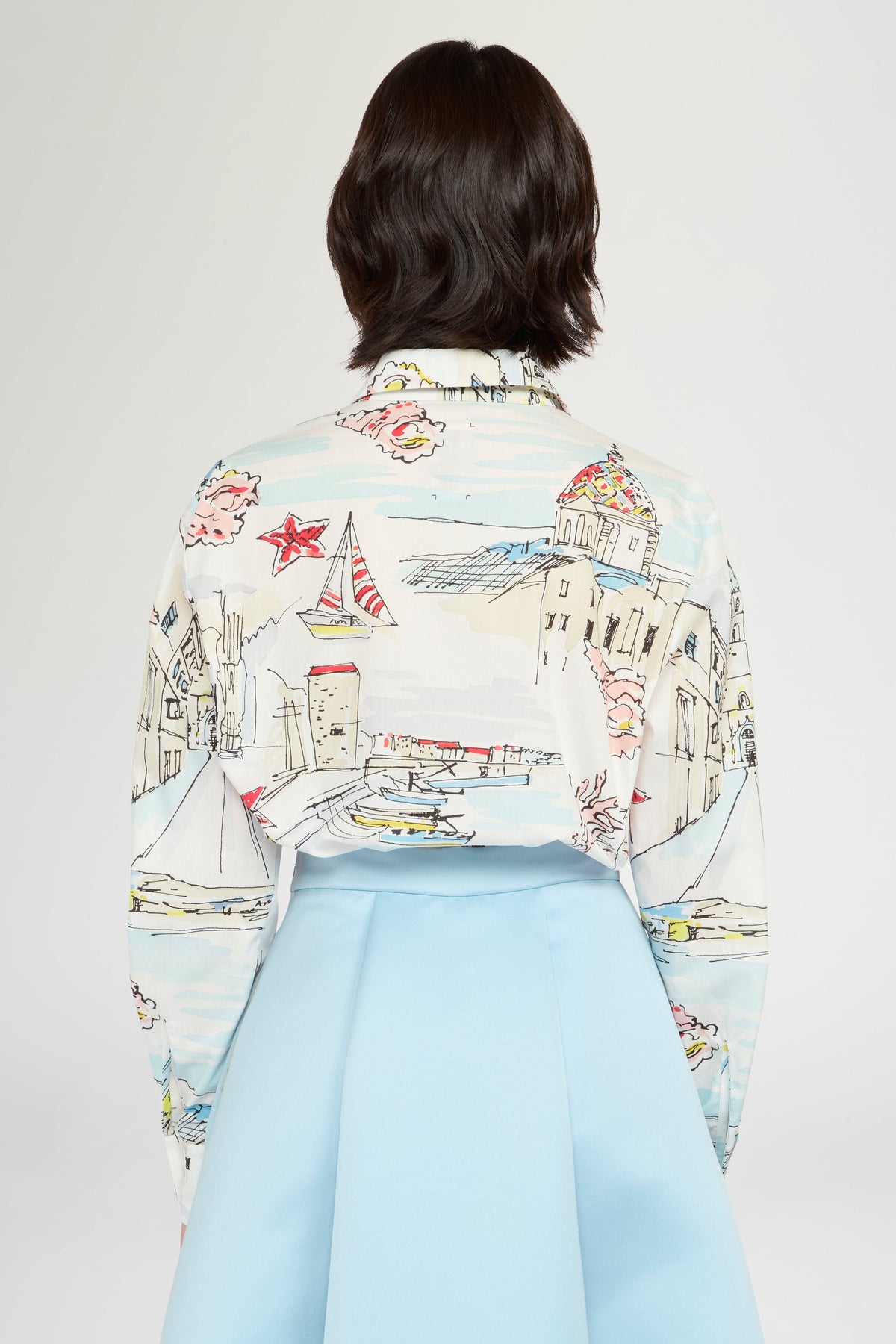 Alghero Print Poplin Shirt