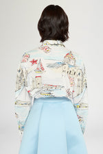 Alghero Print Poplin Shirt