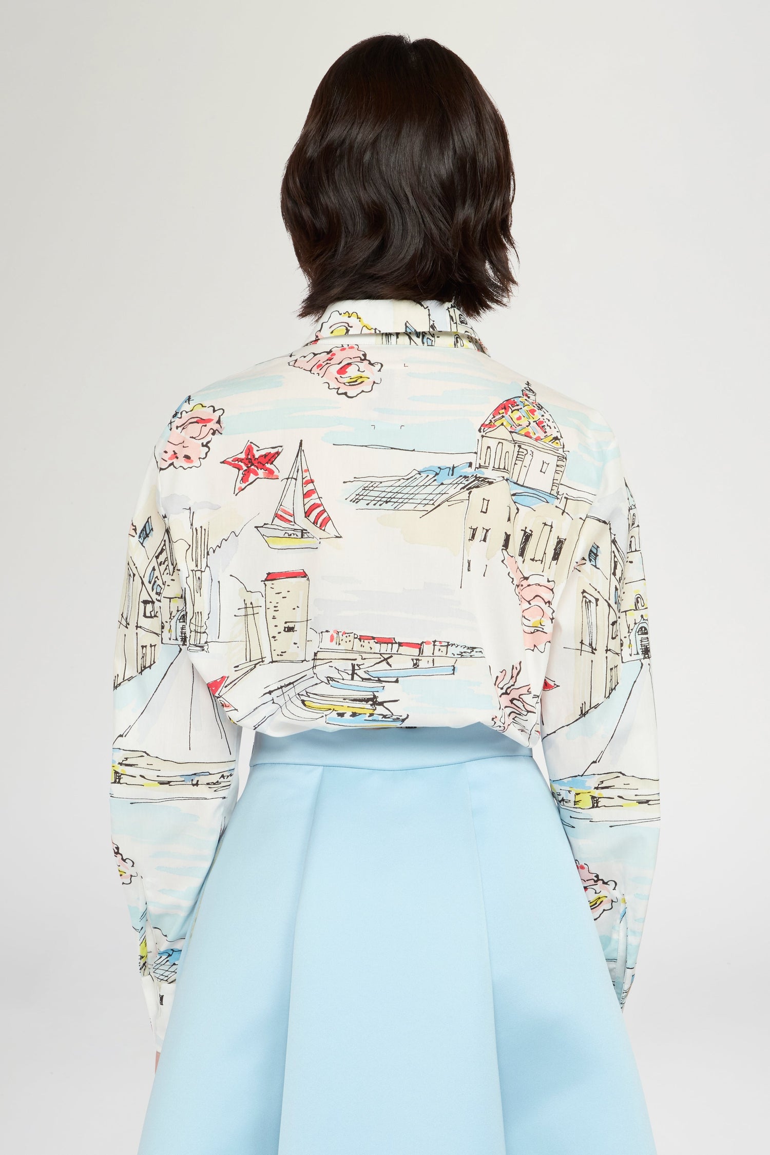 Alghero Print Poplin Shirt