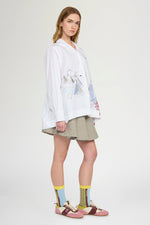 Robespierre Shirt with Maritime Embroidery