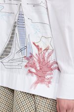Robespierre Shirt with Maritime Embroidery