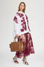 Robespierre Shirt With Floral Appliqués