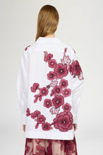Robespierre Shirt With Floral Appliqués