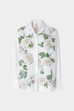 Robespierre Shirt with Chiné Floral Patches