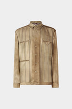 Striped Relaxed Overshirt