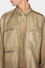 Striped Relaxed Overshirt