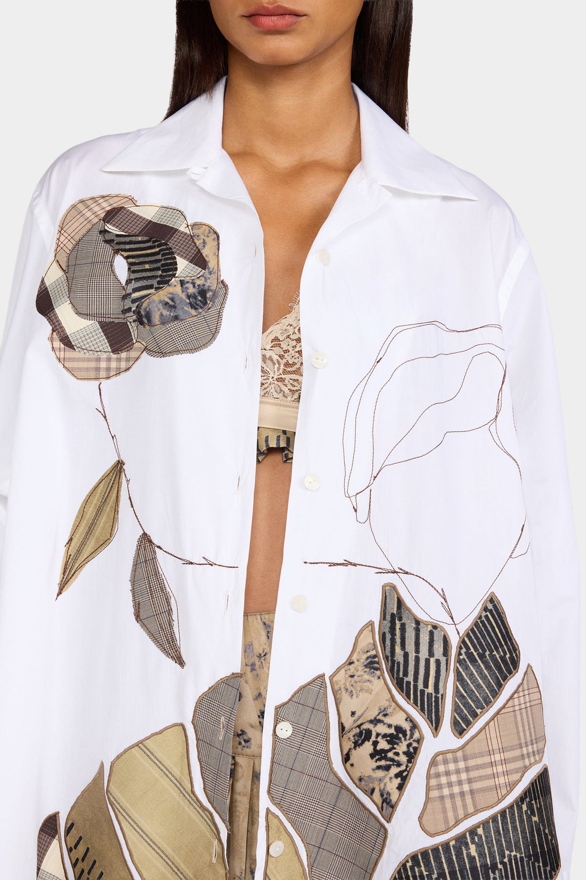 Robespierre with Patchwork Embroidery
