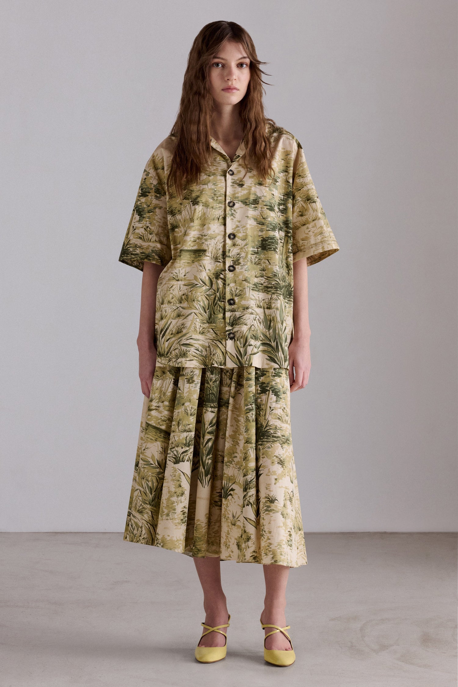 Botanical Boxy Shirt