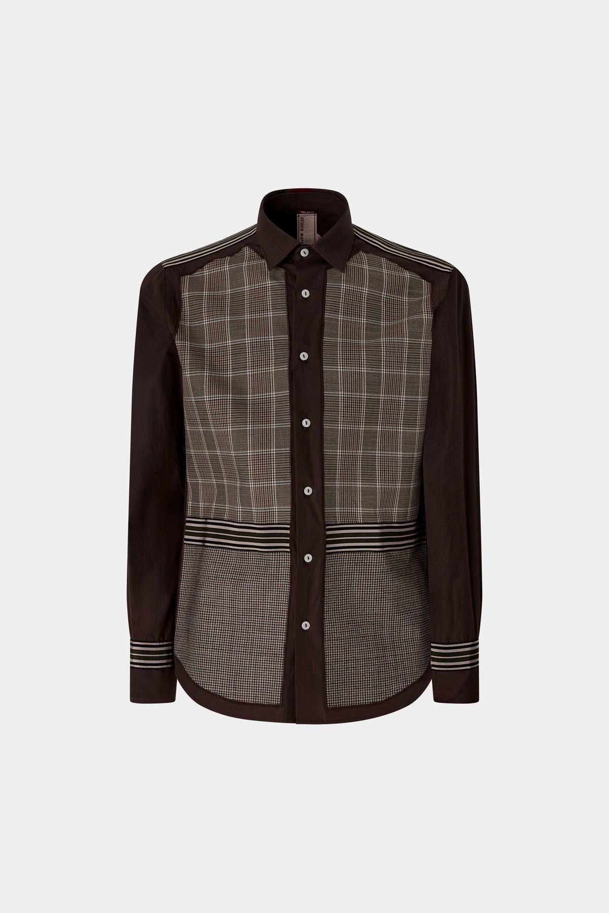 Brown Checked Regular Shirt