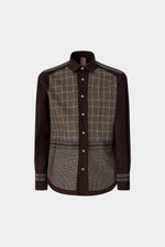 Brown Checked Regular Shirt