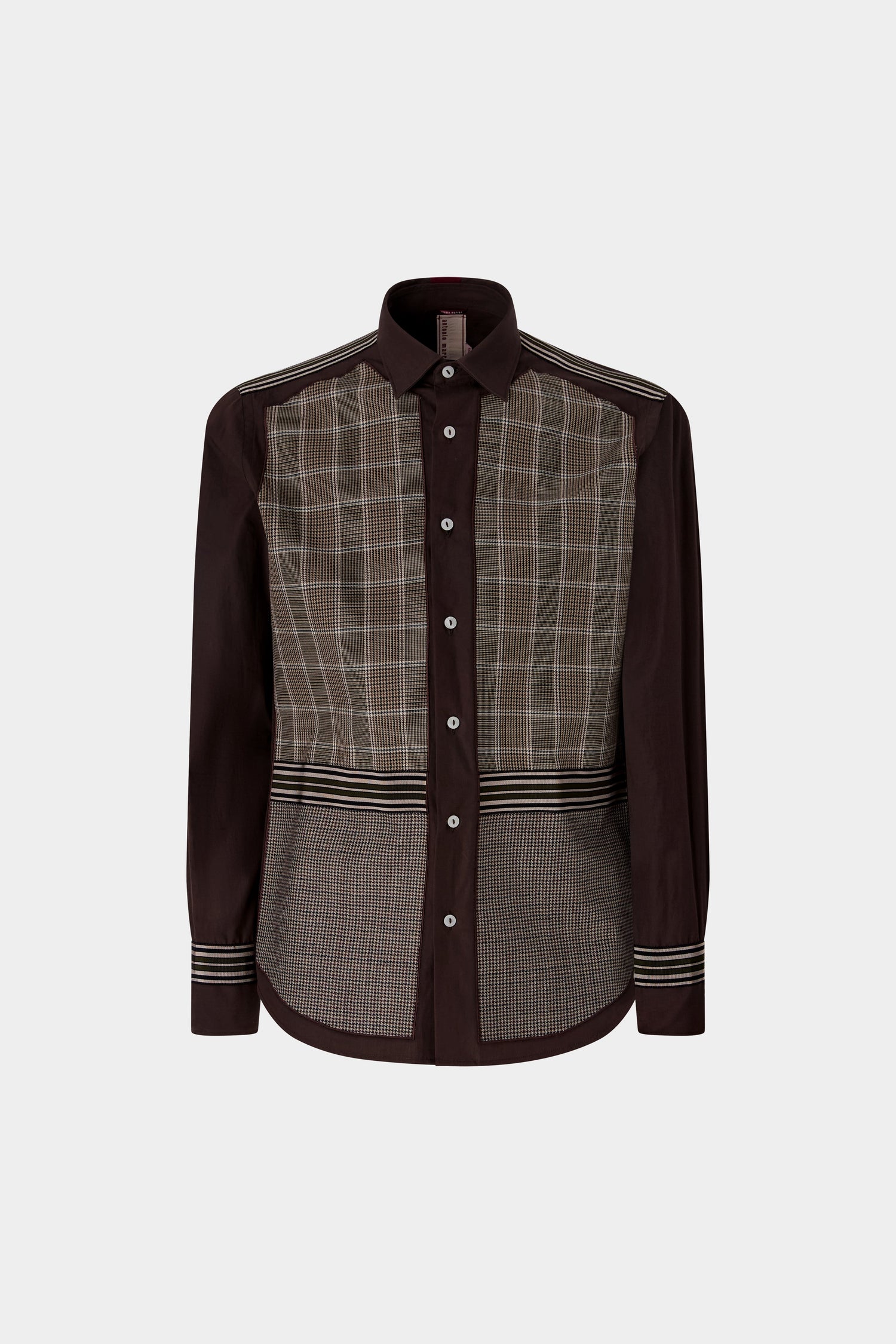 Brown Checked Regular Shirt
