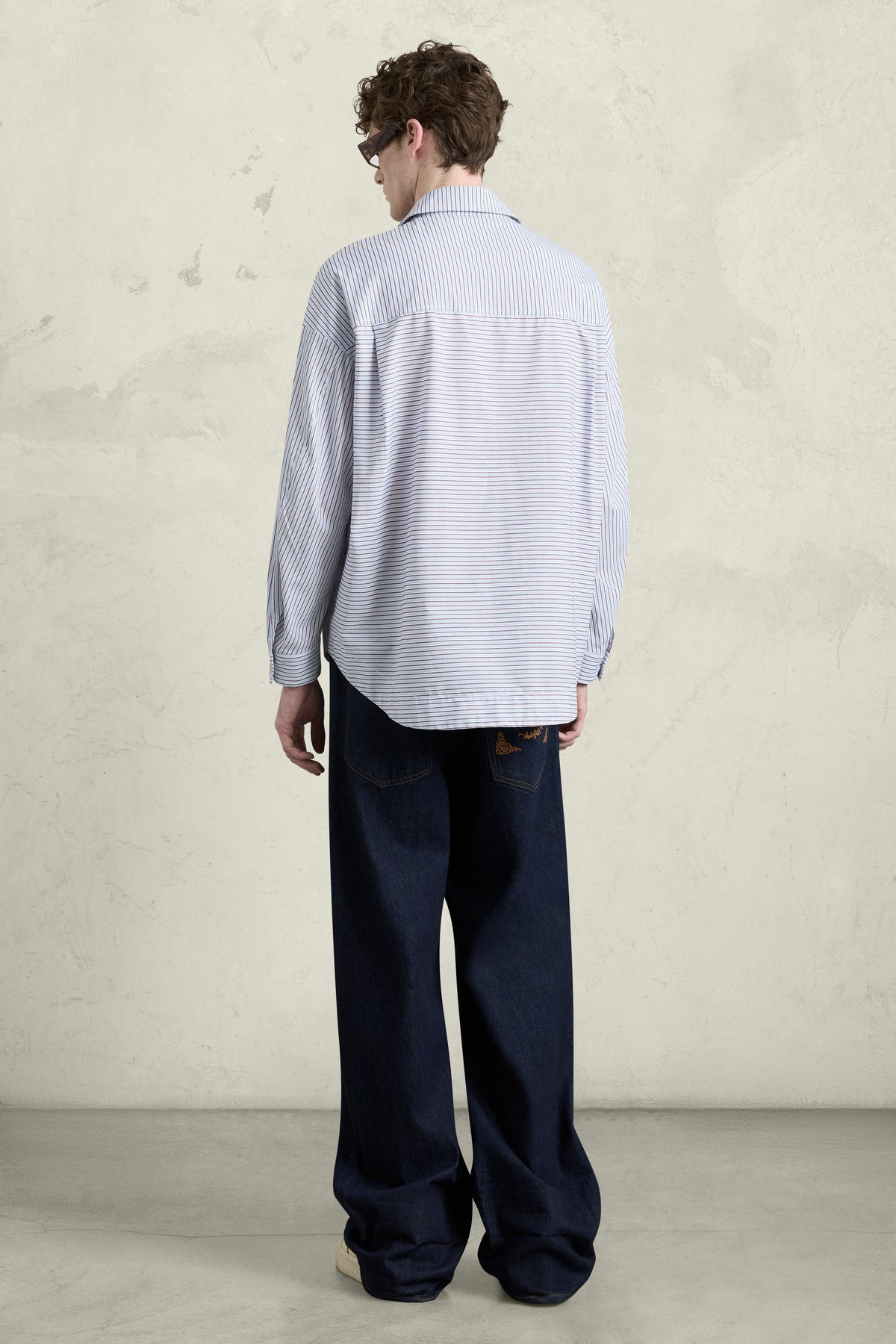 Oversized Striped Overshirt