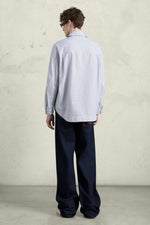 Oversized Striped Overshirt