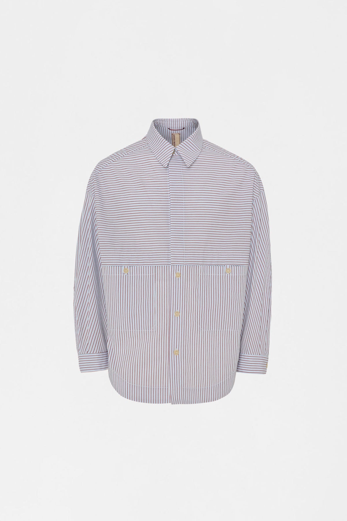Oversized Striped Overshirt