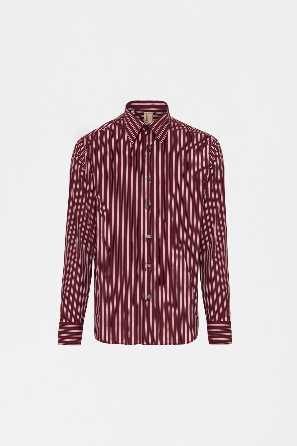 Bordeaux Striped Regular Shirt