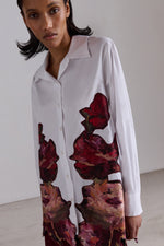 Painterly Rose Robespierre Shirt