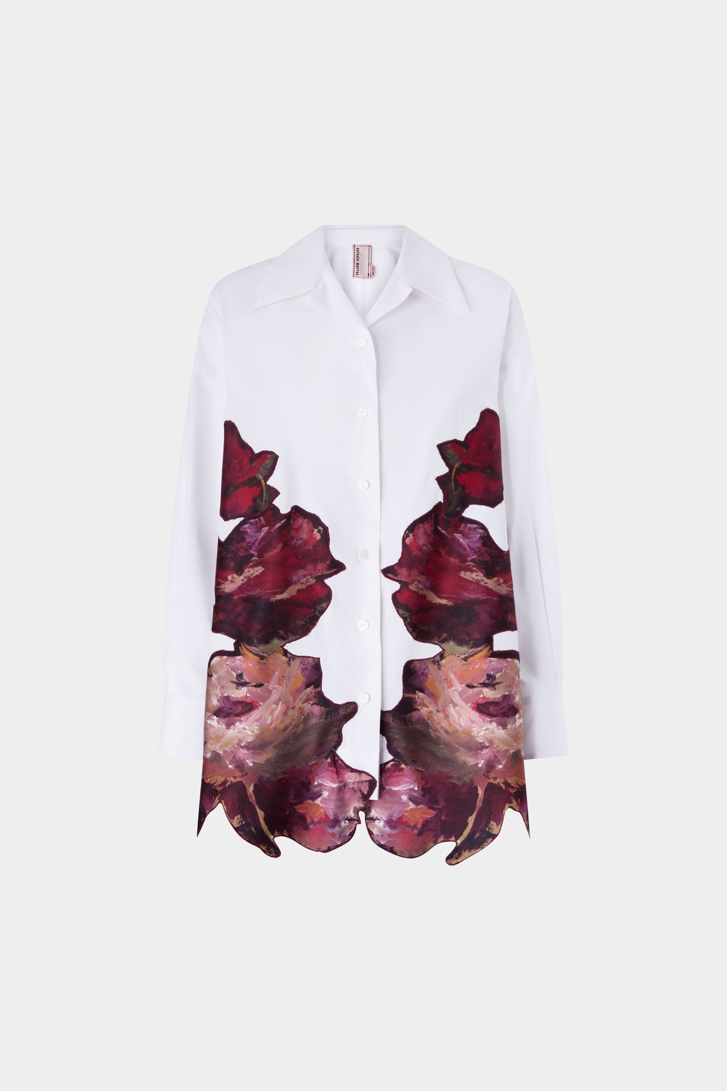 Painterly Rose Robespierre Shirt