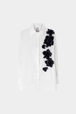 Appliqué Floral Robespierre Shirt