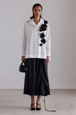 Appliqué Floral Robespierre Shirt