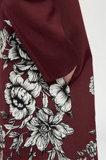 Floral Jacquard Coat