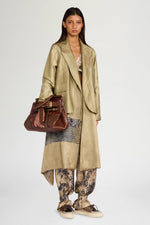 Gold Layered Patchwork Coat