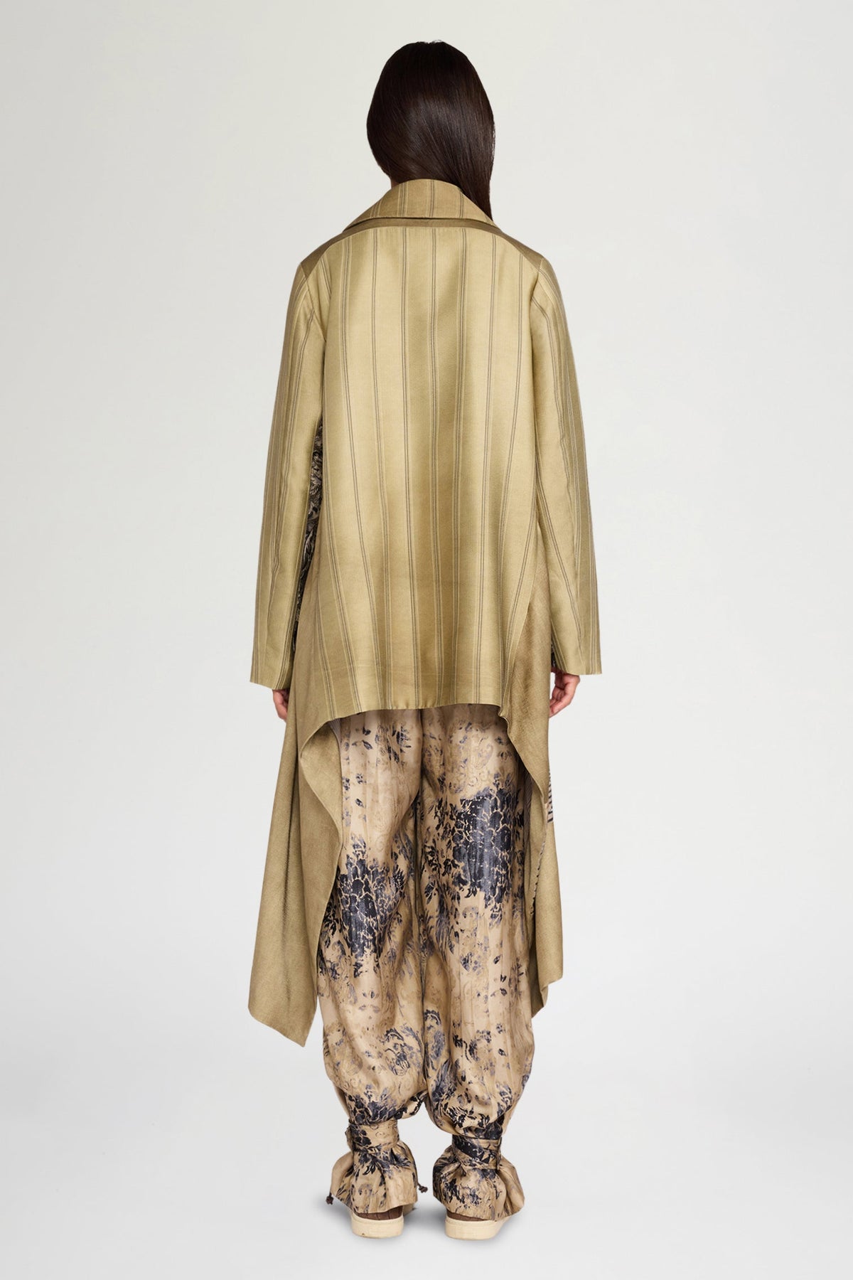 Gold Layered Patchwork Coat