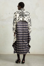 Floral Wallpaper Trench Coat