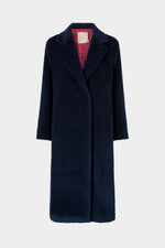 Long Baby Suri Alpaca & Wool Coat