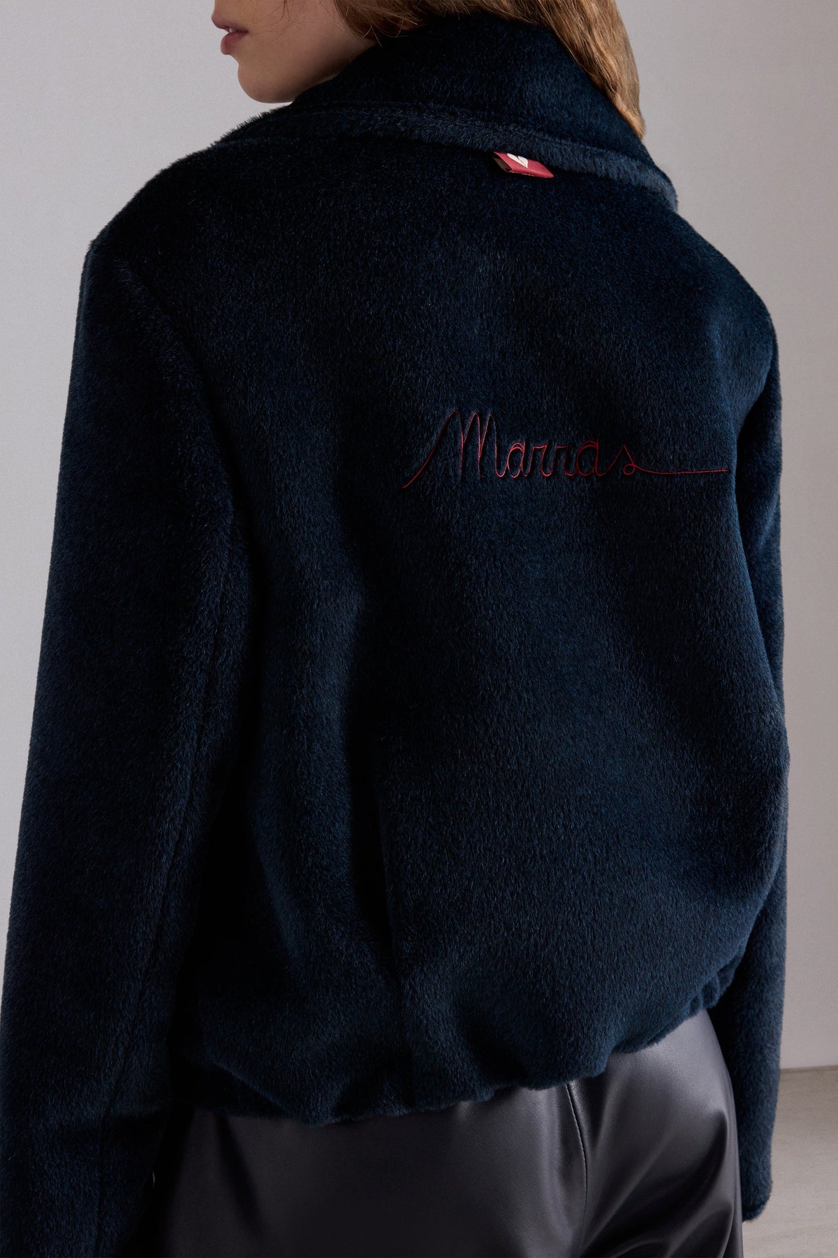 Cropped Baby Suri Alpaca & Wool Coat
