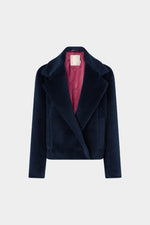 Cropped Baby Suri Alpaca & Wool Coat