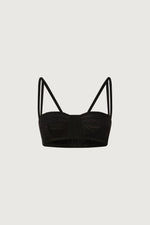 Black Jersey Bra