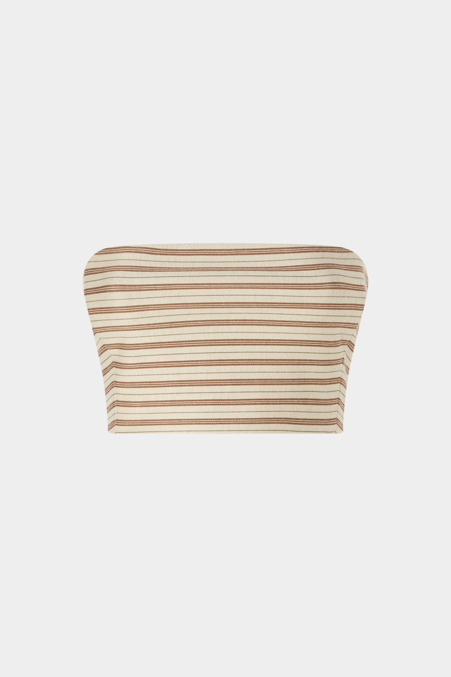 Striped Jersey Bandeau Top