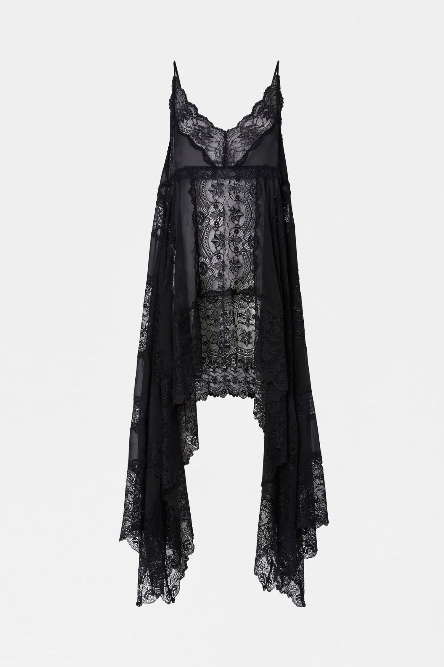 Black Lace Layered Camisole