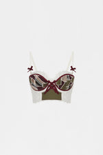Patchwork Lace Corset Top
