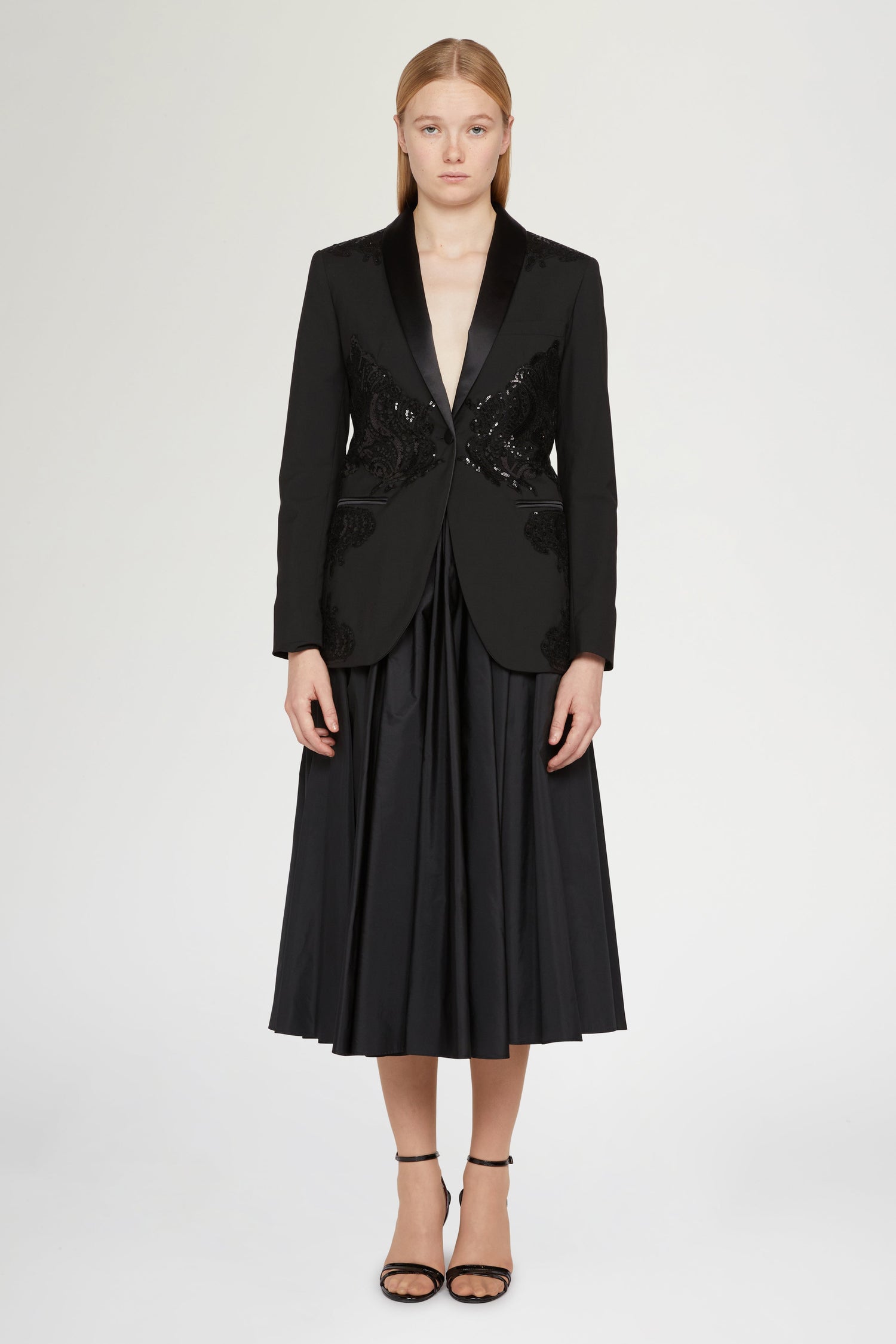 Black jacket with sequins