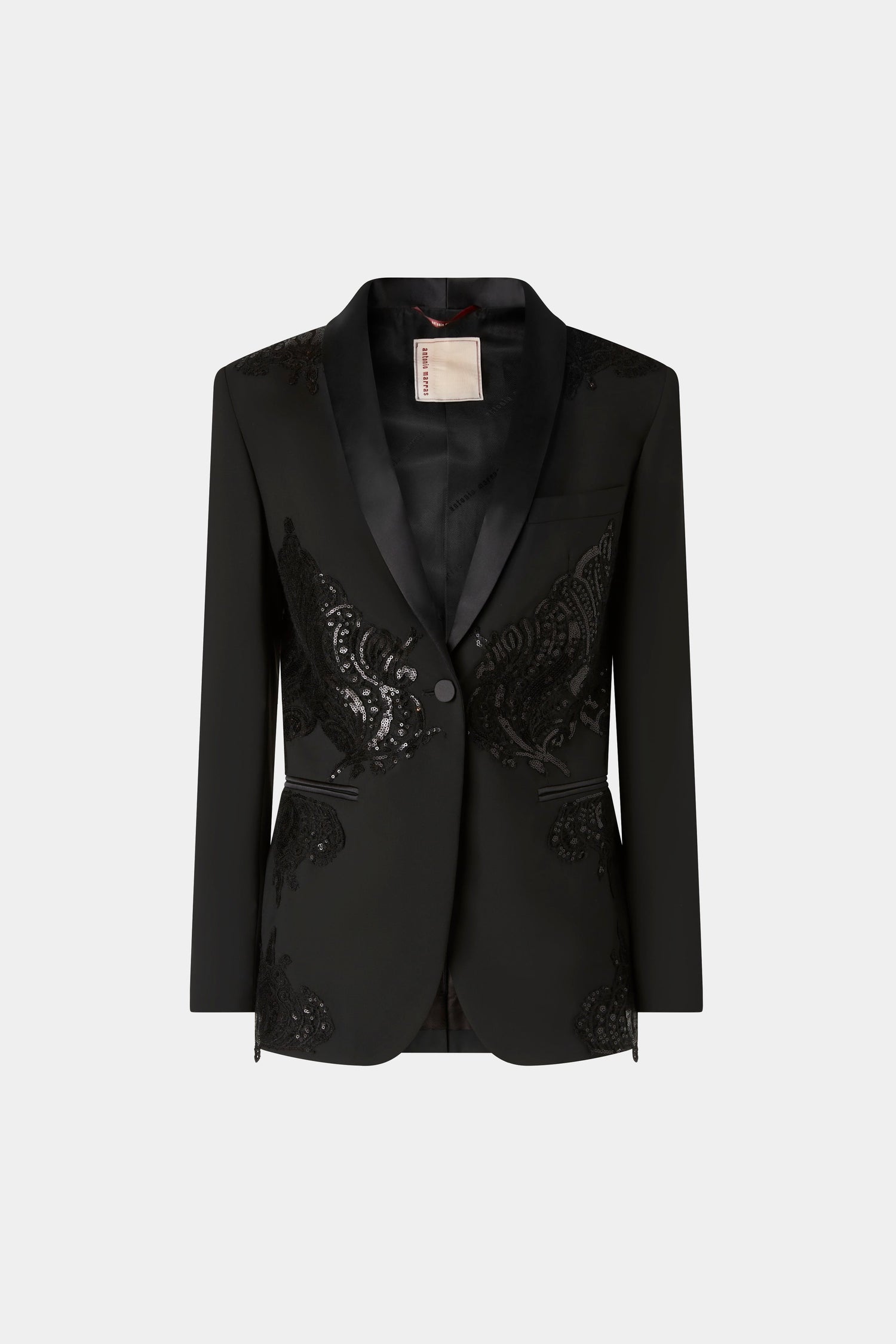 Black jacket with sequins