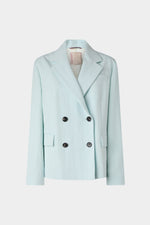 Light-Blue Double-Breasted Blazer