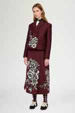 Floral Jacquard Jacket
