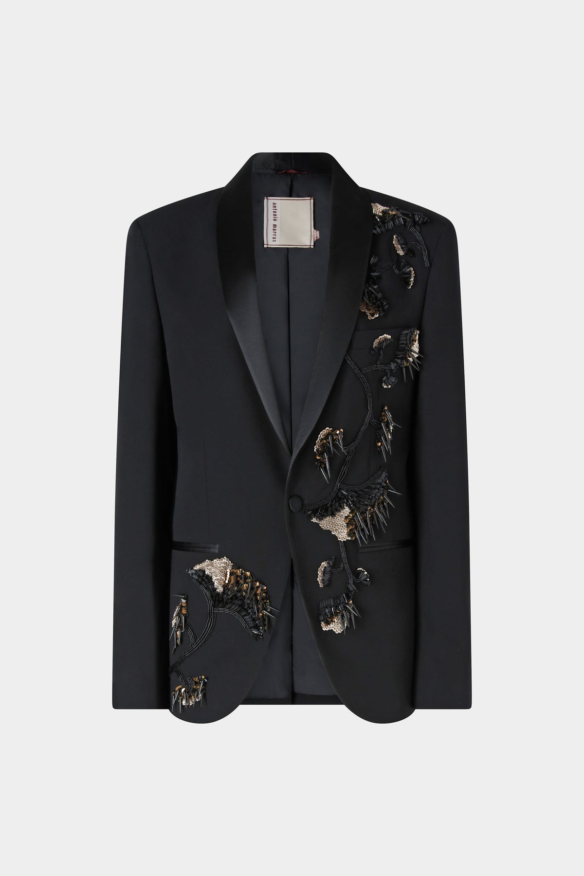 Embroidered Ramage Smoking Blazer