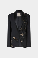Embroidered Ramage Smoking Blazer
