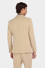 Desert Sand Single-Breasted Blazer